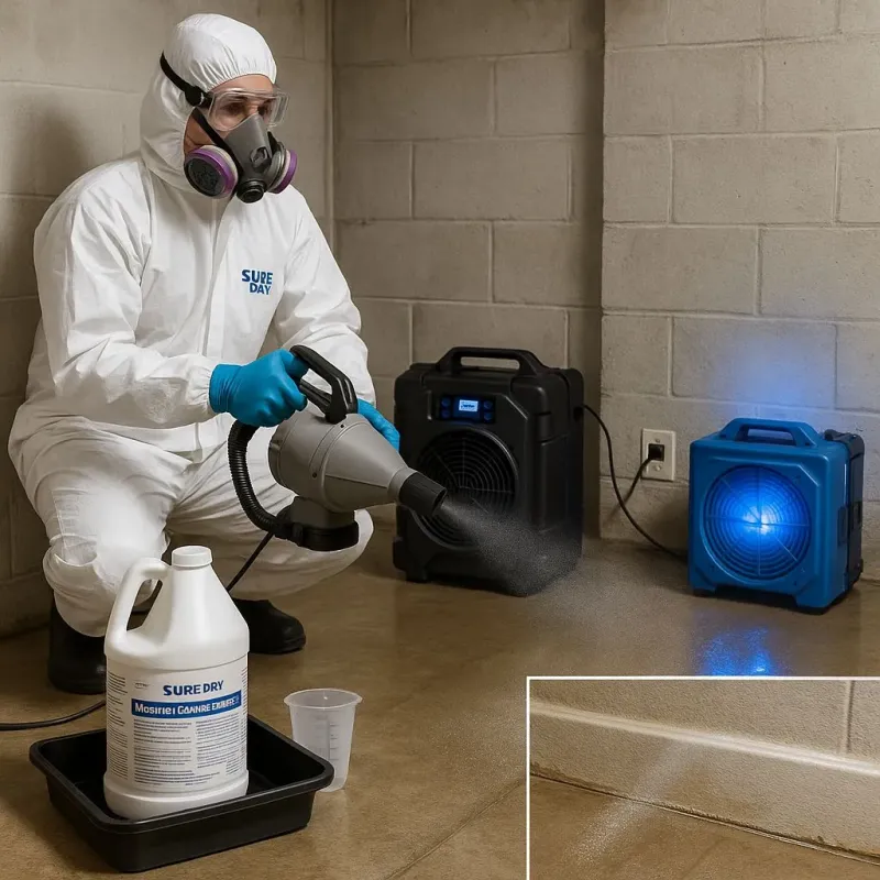 Sanitization and Odor Removal process in Moretown, VT
